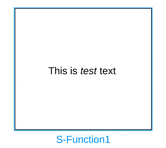 Simulink Mask italic mixed text