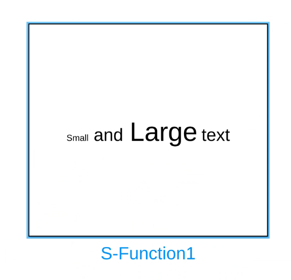 Simulink mask mixed font sizes